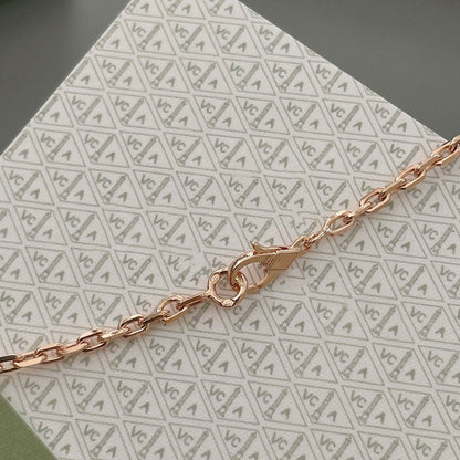 ¡®Aura Jewels¡¯LUCKY SPRING 15 MOTIFS ROSE GOLD NECKLACE