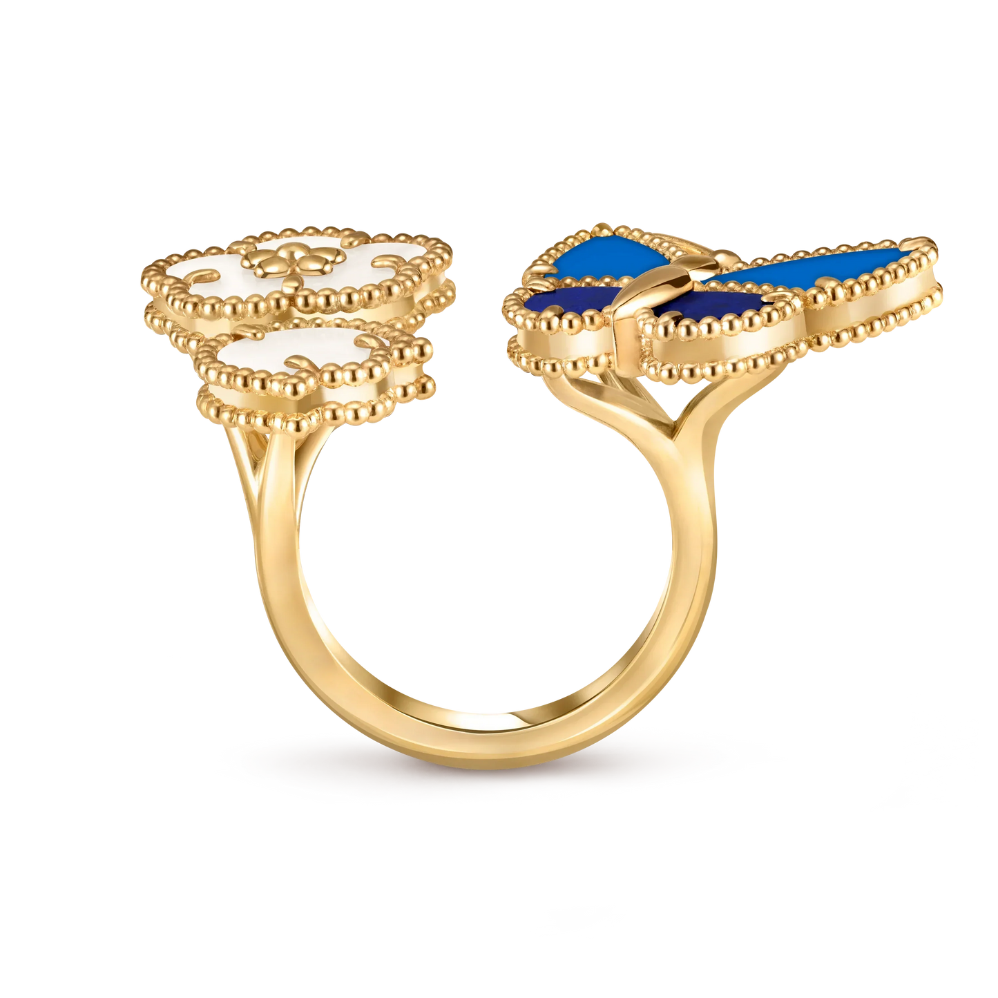 [Aura Jewels] 2026 NEW MODEL SPRING LUCKY 3 MOTIF GOLD RING