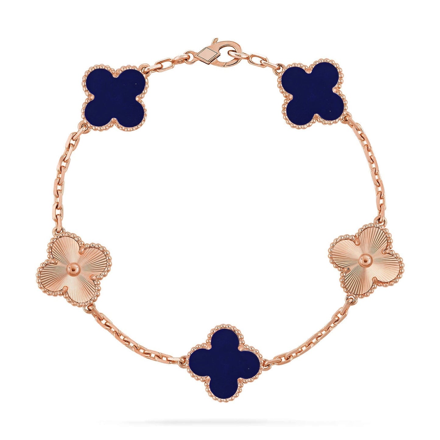 [Aura Jewels]New CLOVER 5 MOTIF LAPIS LAZULI BRACELET COLLECTION