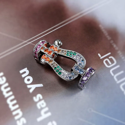 ¡®Aura Jewels¡¯FORCE LARGE HORSESHOE CLASP  METAL BRACELET