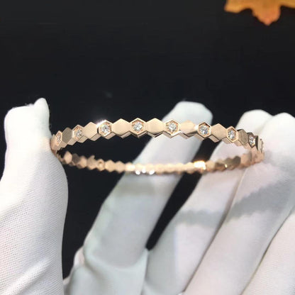 ¡®Aura Jewels¡¯BEE LOVE SILVER DIAMOND BRACELET