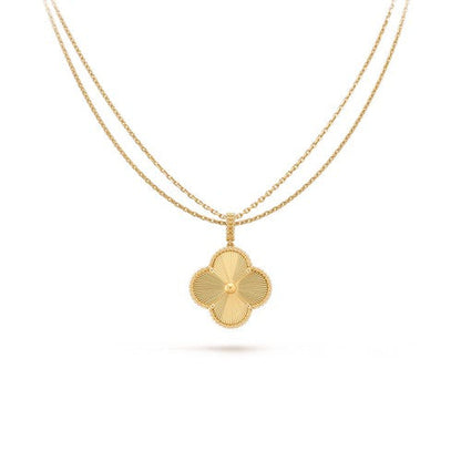 ¡®Aura Jewels¡¯CLOVER 25MM PEDANT NECKLACE GOLD