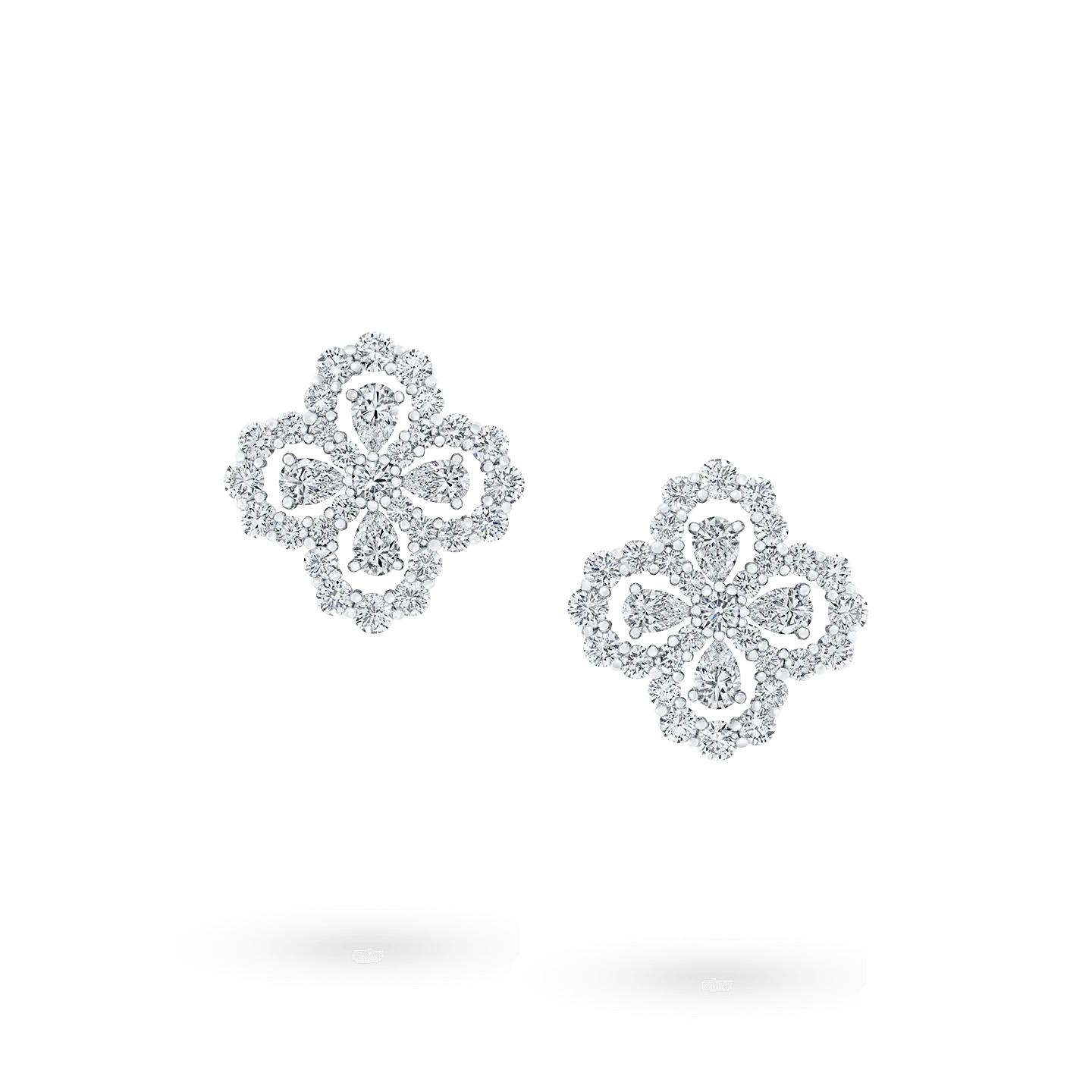 ¡®Aura Jewels¡¯LOOP EARRINGS FULL MOTIF DIAMOND 16MM