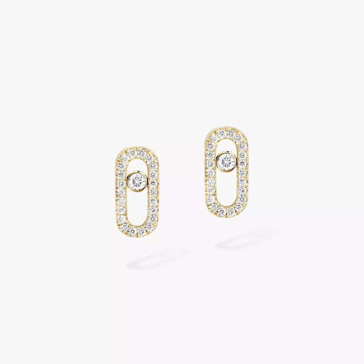 [Aura Jewels]Move Uno Diamond Earrings